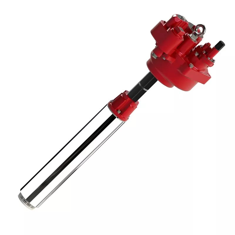Pompe submersible à ensemble complet avec tube de moteur et de télescope